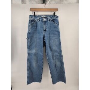 Tommy Hilfiger Carpenter Jeans Blue Denim Loose Fit Workwear 28x26